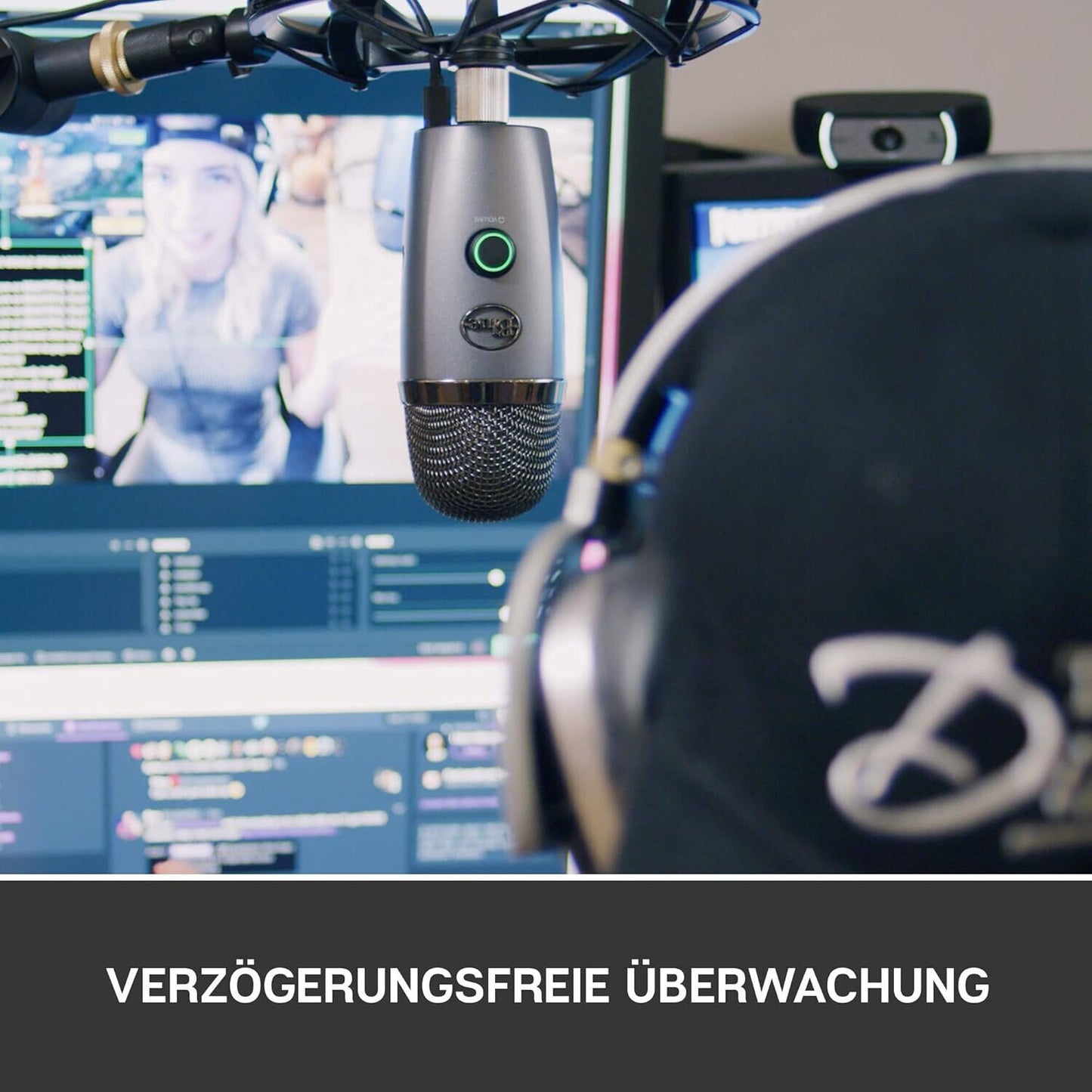 Blue Yeti Nano Premium USB-Mikrofon für Aufnahmen, Streaming, Gaming, Podcasting