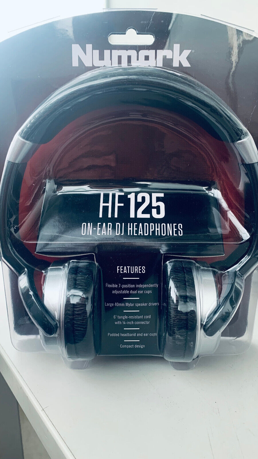 Numark - HF 125 DJ Headphones Black / Silver Kopfhörer Bügel Headset