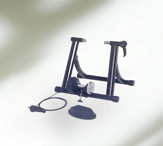 SONGMICS Fahrradtrainer, Heimtrainer, Magnetbremse, mit Rad zur Geräuschreduzier