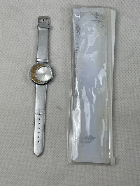 Crystal Blue Fashion For Fun Damen Uhr Mit Steienen Frauen Armbanduhr