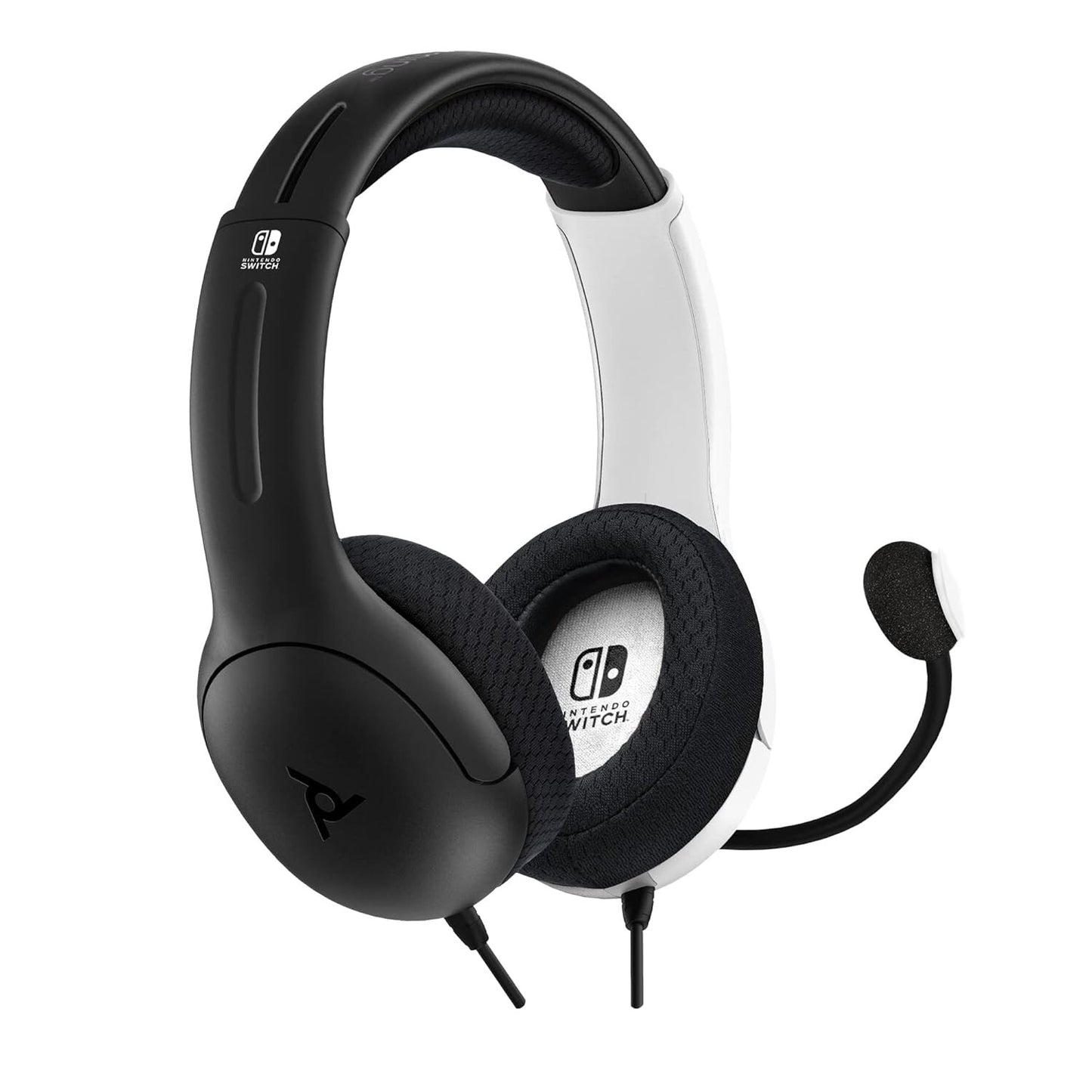 PDP Gaming LVL40 Stereo Kopfhörer mit Mic für Nintendo Switch Schwarz / Weiß