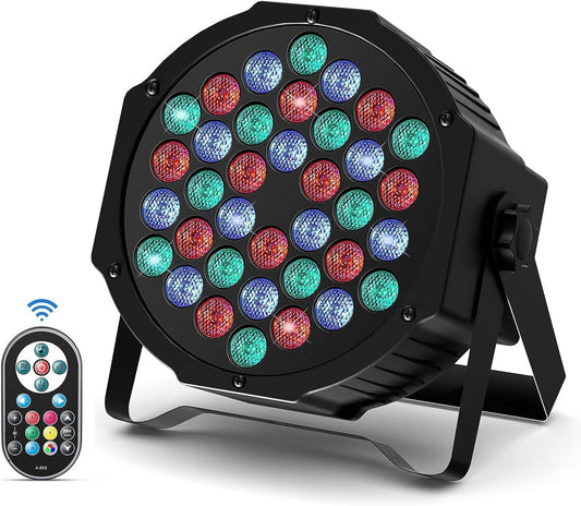 DELIBANG 72W led par Scheinwerfer Strahler RGB DMX Bühnenlicht DJ licht mit Fern