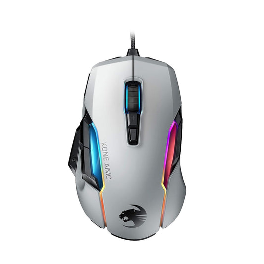 ROCCAT Kone AIMO Remastered USB Gaming Maus - Weiß (ROC-11-820-WE)