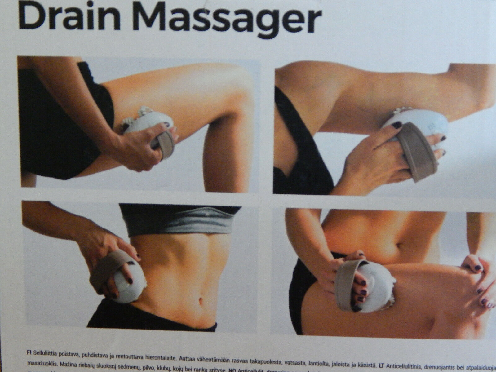 InnovaGoods IG114871 Elektrischer Anti-Cellulite-Massagegerät 