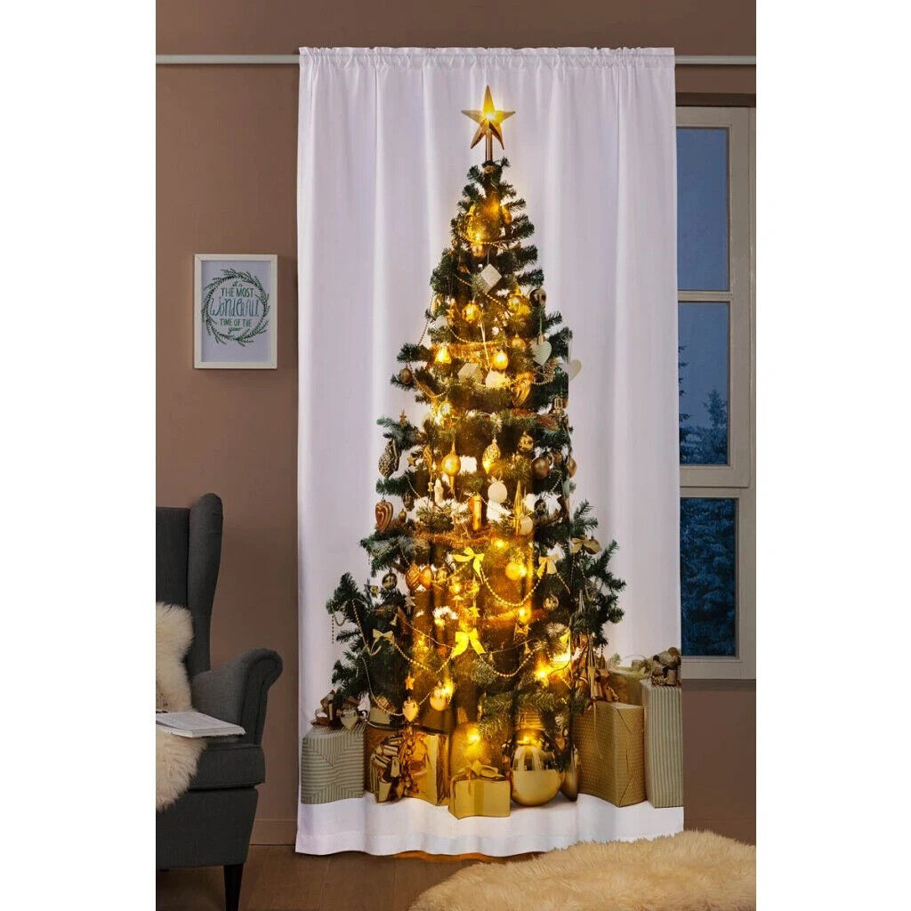 LED-Vorhang "Weihnachtsbaum"