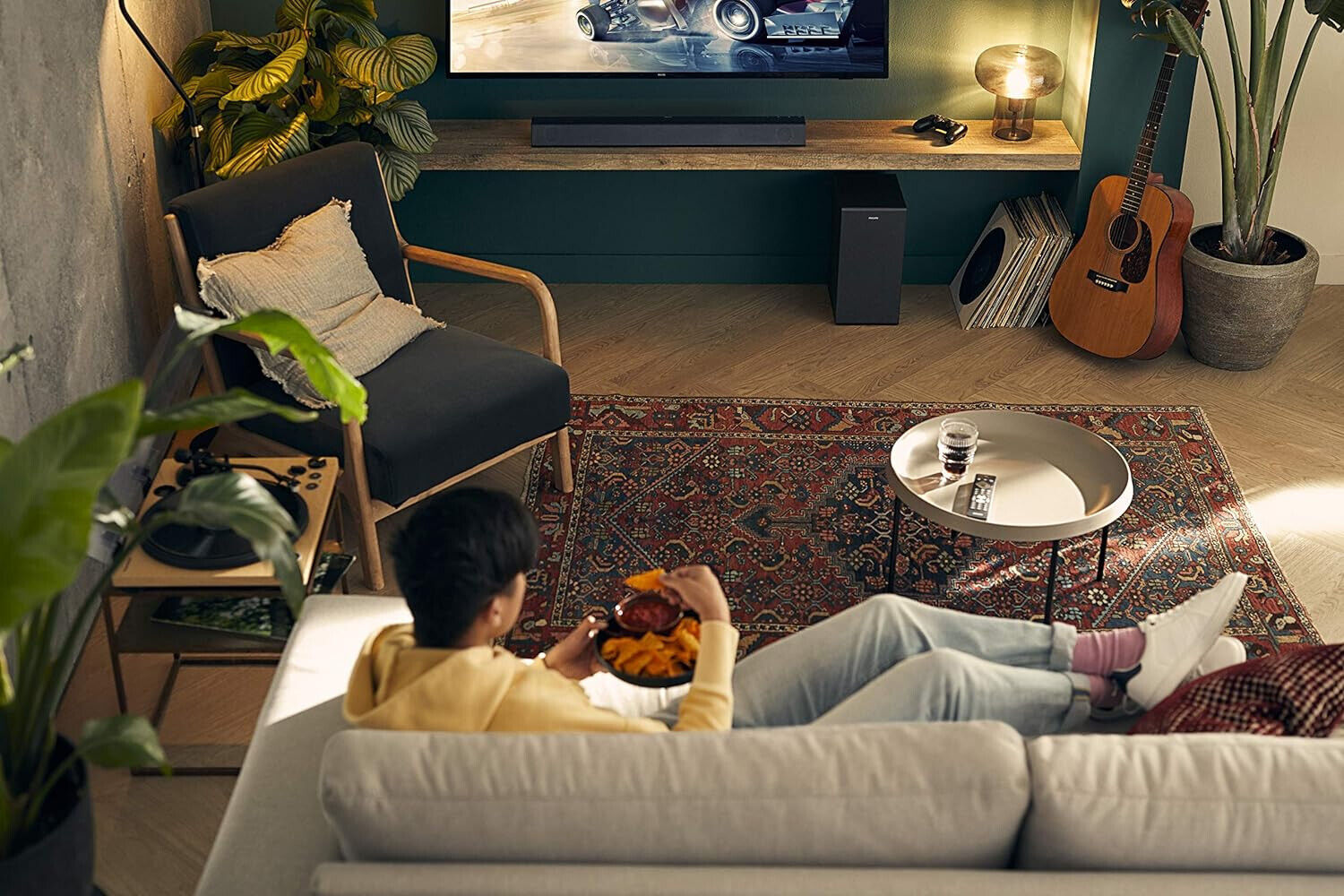 PHILIPS TAB7305 - Soundbar Bluetooth 2.1 Wireless-Subwoofer 300W HDMI Schwarz