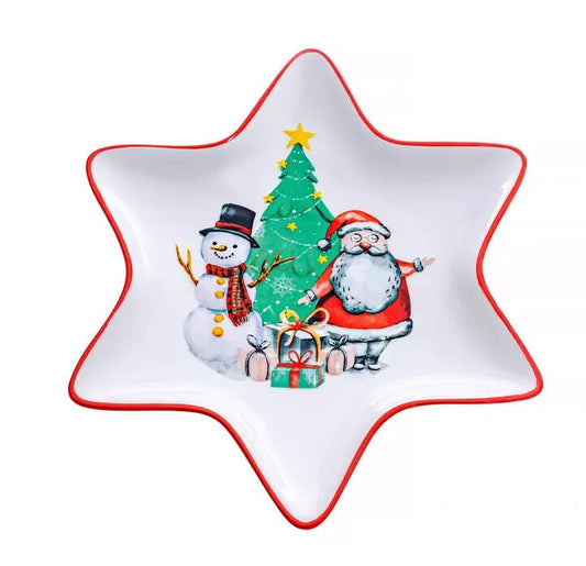teller weihnachtsfreude in sternform