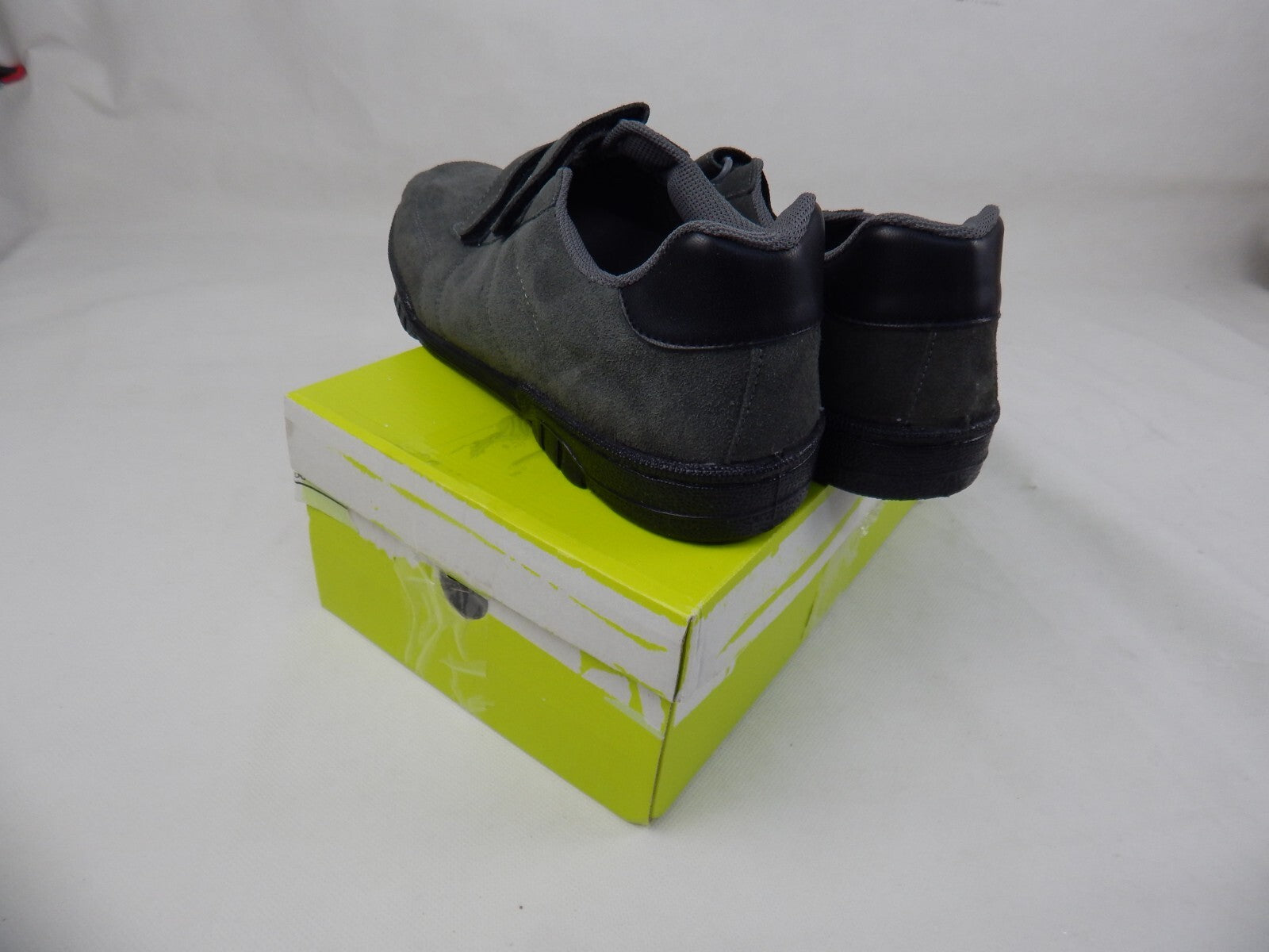 Herren Halbschuhe Leder Textil Kletthalbschuhe Alexander Gr. 42 grau B-WARE