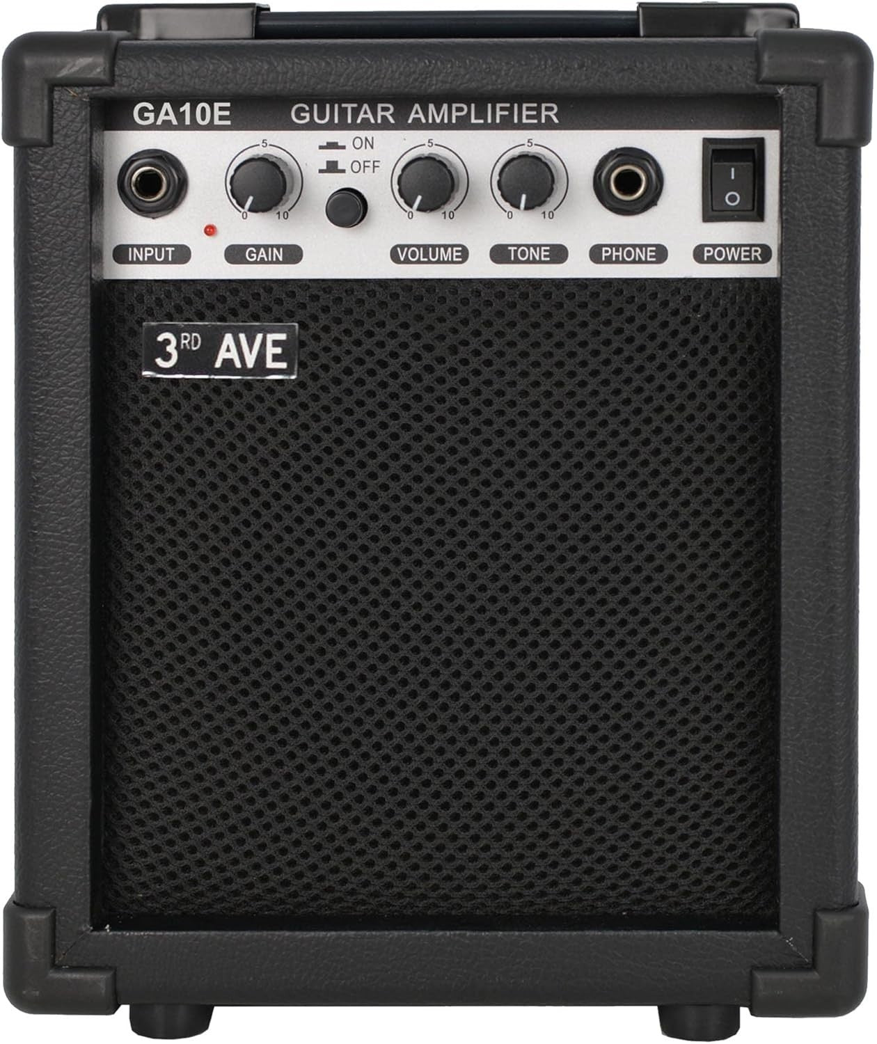 3rd Avenue 10W Guitar Amplifier with Headphone Output, Overdrive Switch, Tone Co