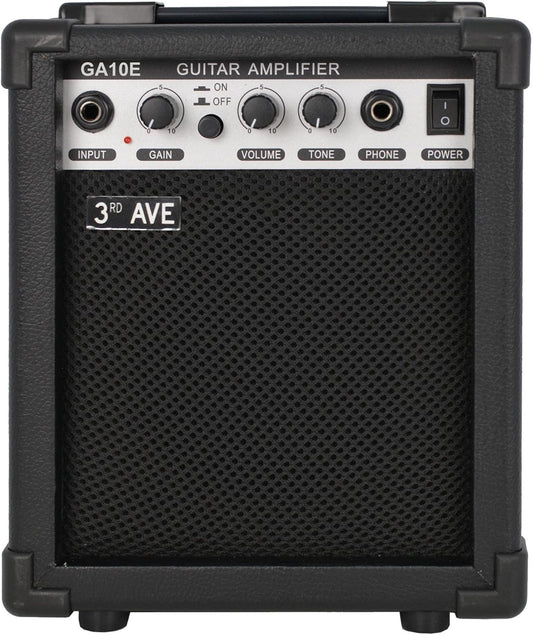 3rd Avenue 10W Guitar Amplifier with Headphone Output, Overdrive Switch, Tone Co