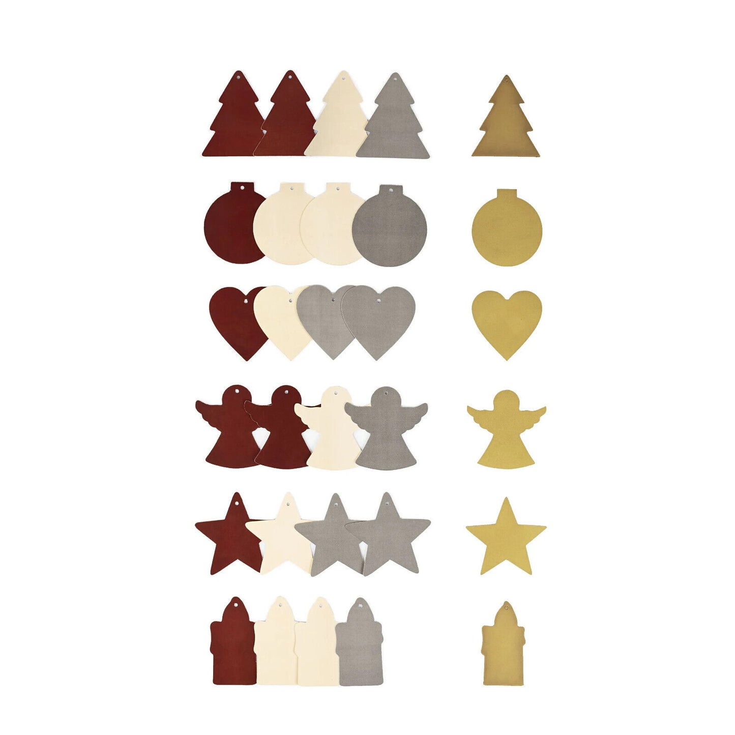 DIY-Adventskalender mit 24 Rubbelkarten Advent Weihnachten Advent-Kalender
