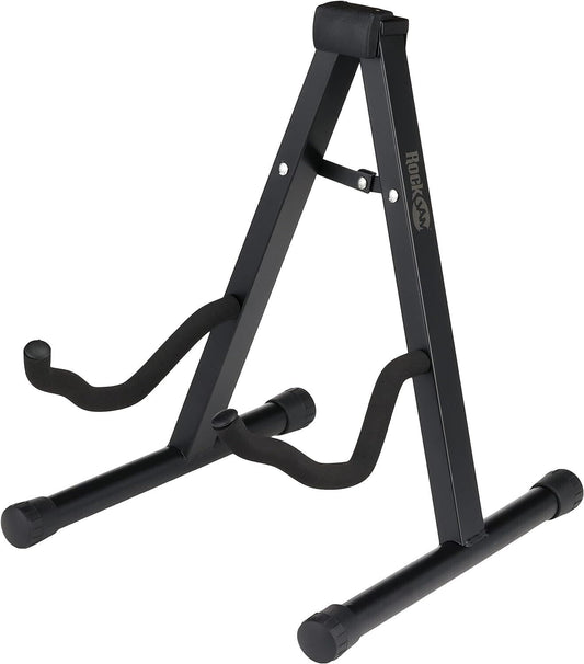 Flexzion Guitar A-Frame Stand Floor Support for Acoustic and Electric Guitars -