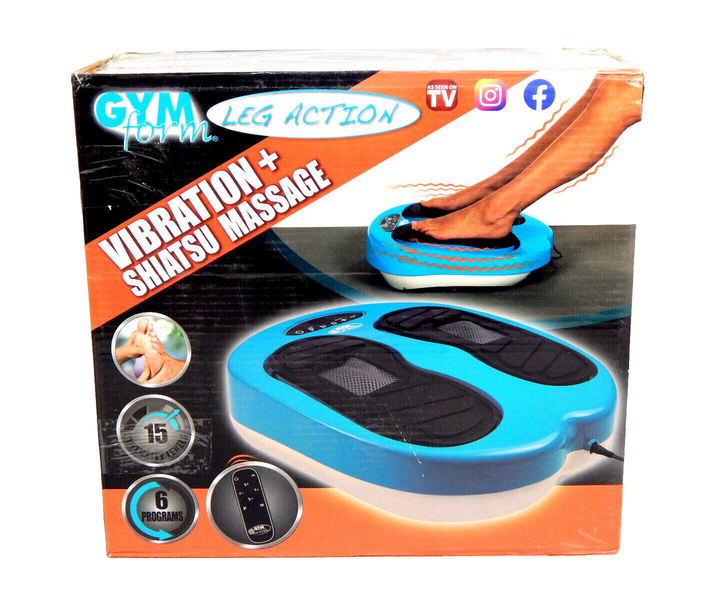 Shiatsu Fußmassagegerät und Beinmassagegerät Leg Action Gymform für Zuhause