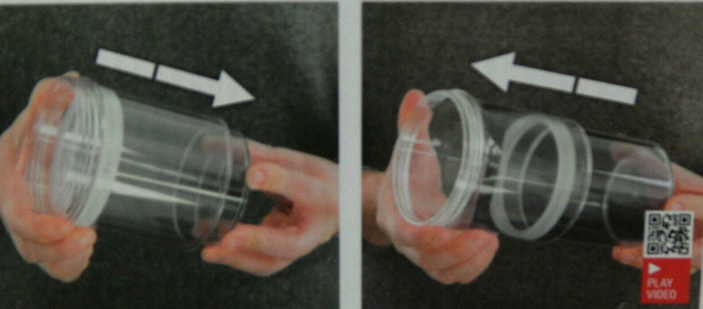 InnovaGoods Hermetische Anpassbare Plastikbehälter (3er Pack)