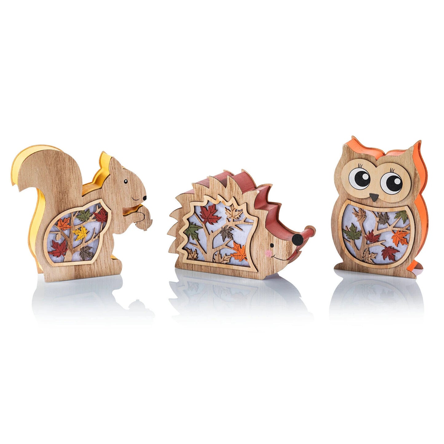 LED-Stimmungsleuchten  Herbst , 3er-Set 