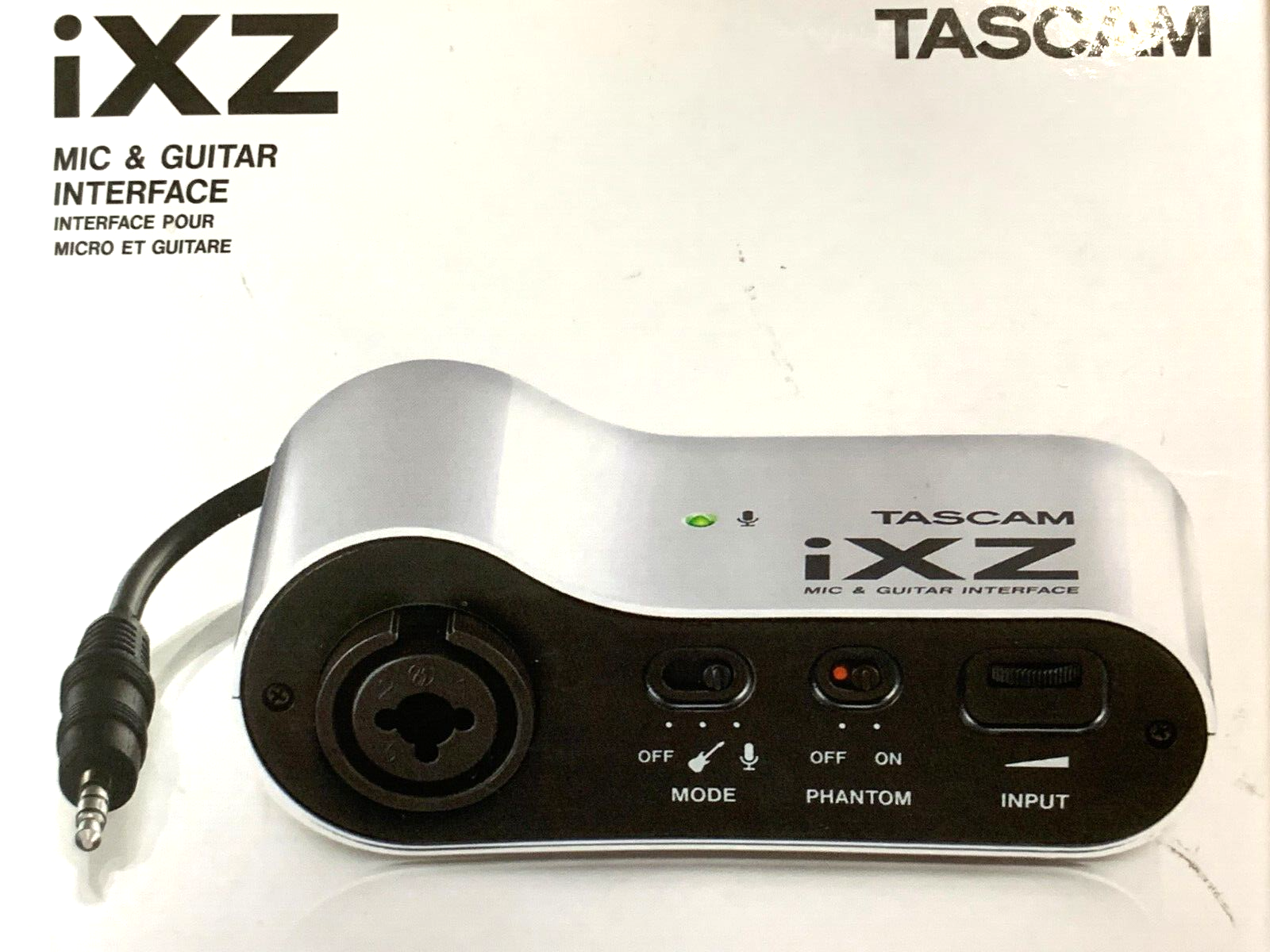 Tascam iXZ – Mikrofon-/Gitarreninterface für iPad/iPhone/iPod