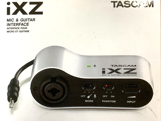 Tascam iXZ – Mikrofon-/Gitarreninterface für iPad/iPhone/iPod