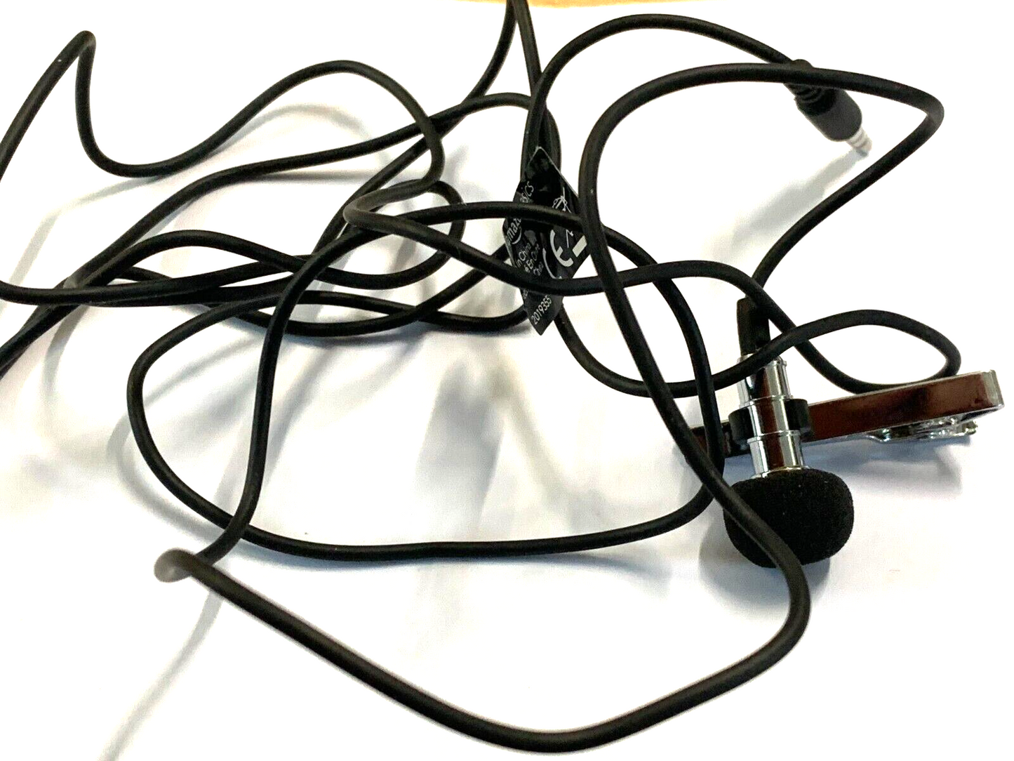 Ansteckmikrofon, omnidirektionales Mikrofon, Silberfarben,