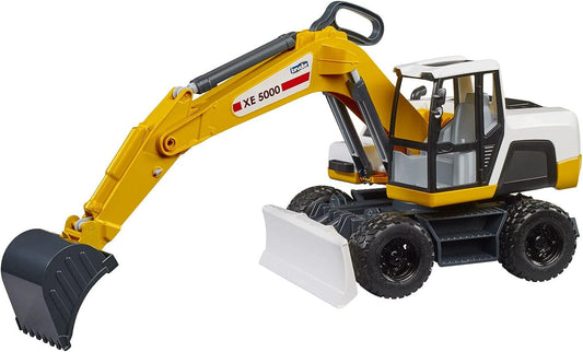 bruder 03413 - Mobilbagger 1:16 Fahrzeuge, Spielzeug Bagger, Sandbagger, Kinder