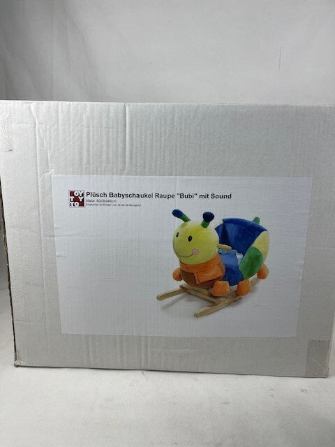 Plüsch Babyschaukel Raupe "Bubi" mit Sound
