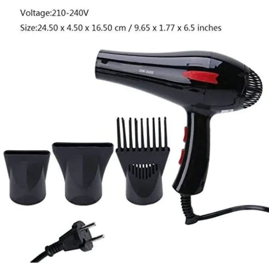 Haartrockner, Profi-Haartrockner, 2000 Watt, für Friseure, zwei Geschwindigkeite