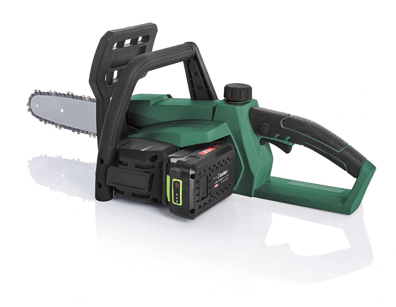 Akku-Kettensäge, Li-Ion Kabellos Garten Outdoor Handkettensäge Holzarbeiten 18V
