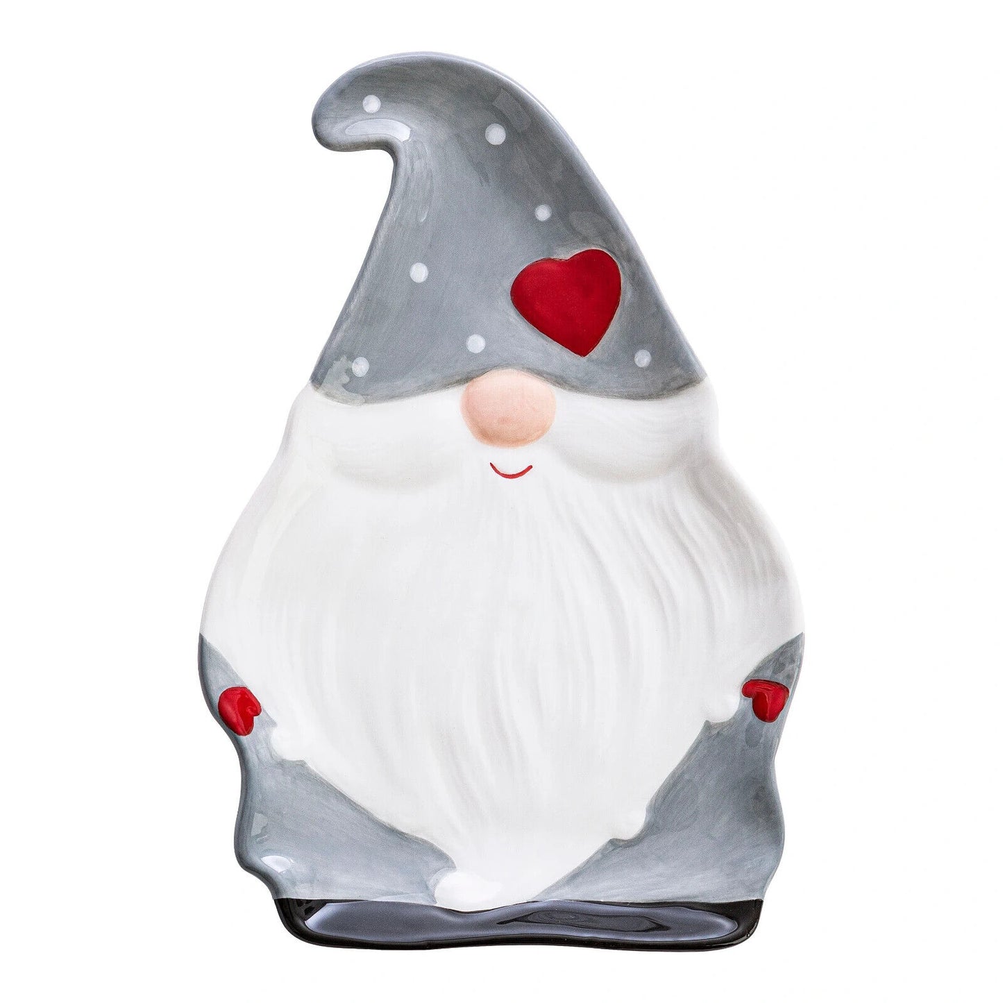 Servierplatte Wichtel Winter Weihnachten Advent Servieren Dekoration Keramik