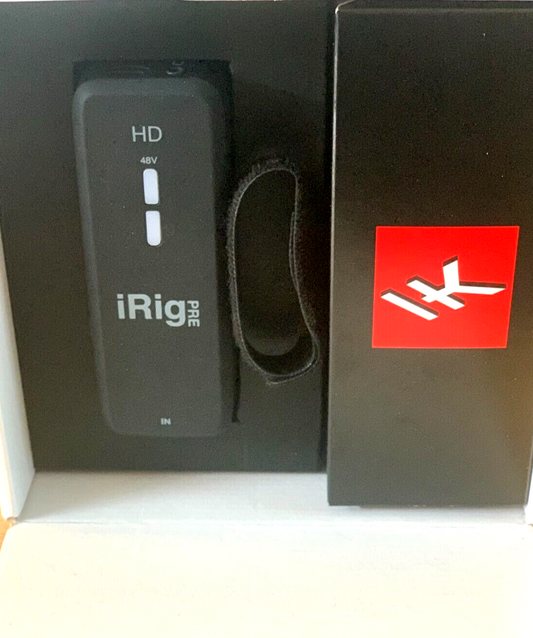 IK Multimedia iRig Pre HD Digitales Mikrofon-Schnittstelle für iPhone, iPad und 