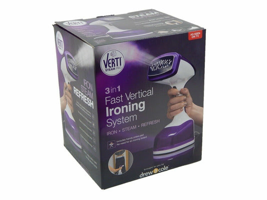 Verti Steam Pro Bügeleisen Senkrecht Dampfbügeleisen Kleidungsauffr