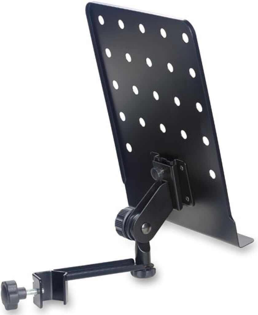 Stagg MUS-ARM 1 Notenständer zum Anklemmen klein mit Lochblechauflage Metall sch