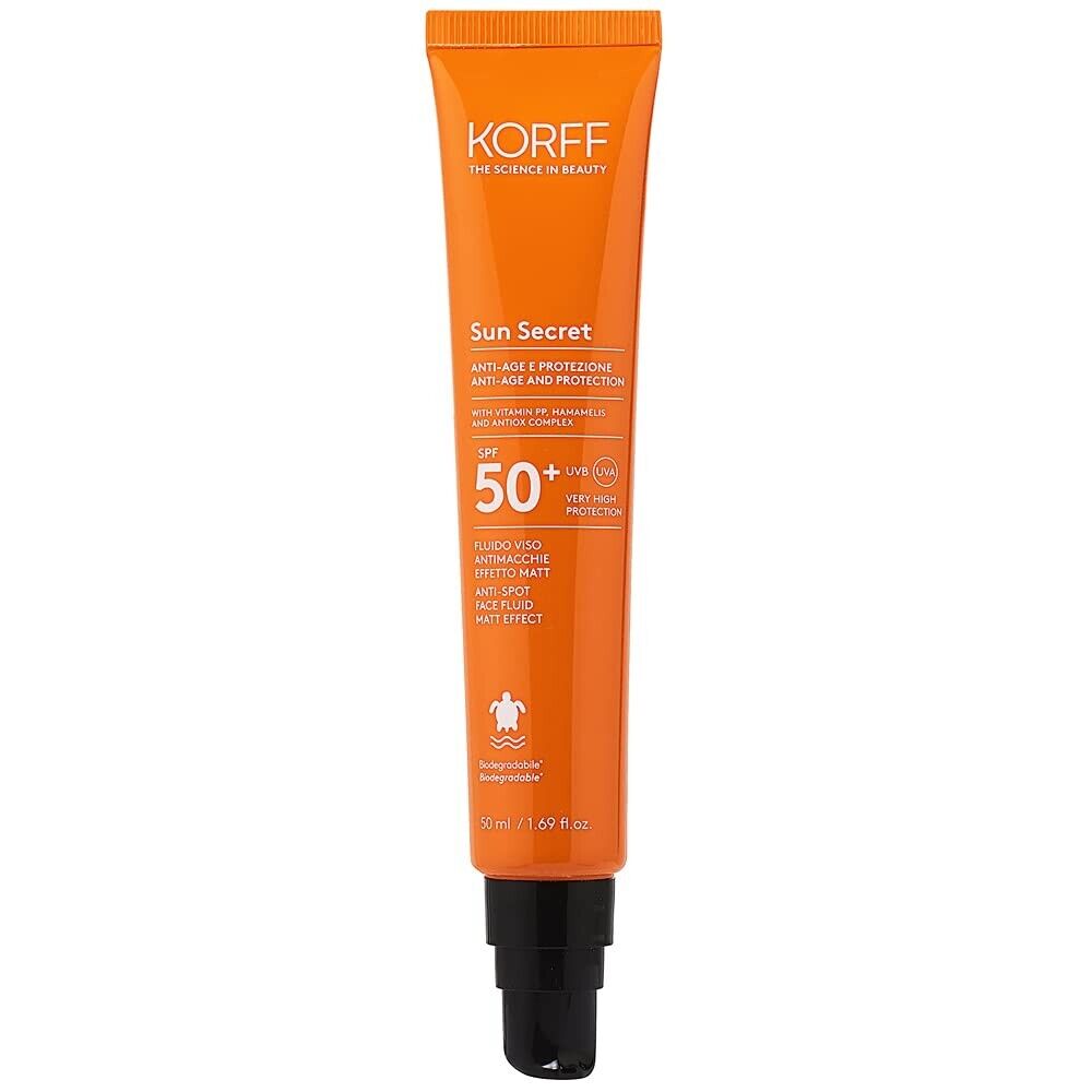 Korff Sun Secret Fluid Gesicht Anti-Flecken SPF50 Schutz 50m