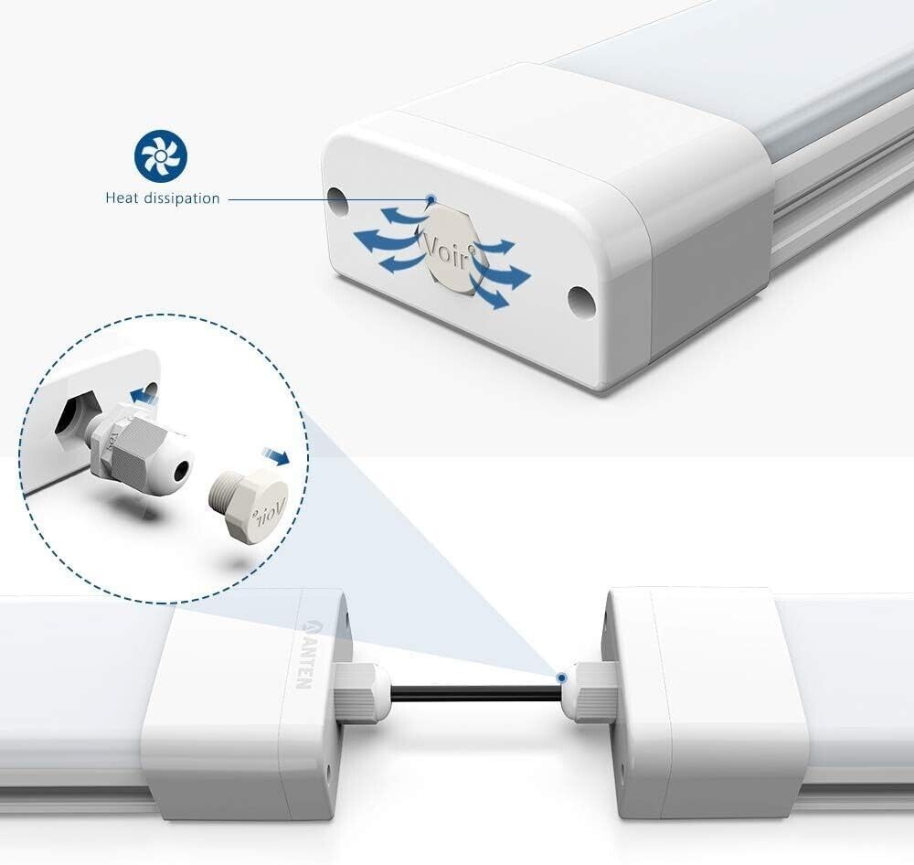 36W LED Feuchtraumleuchte 120cm
