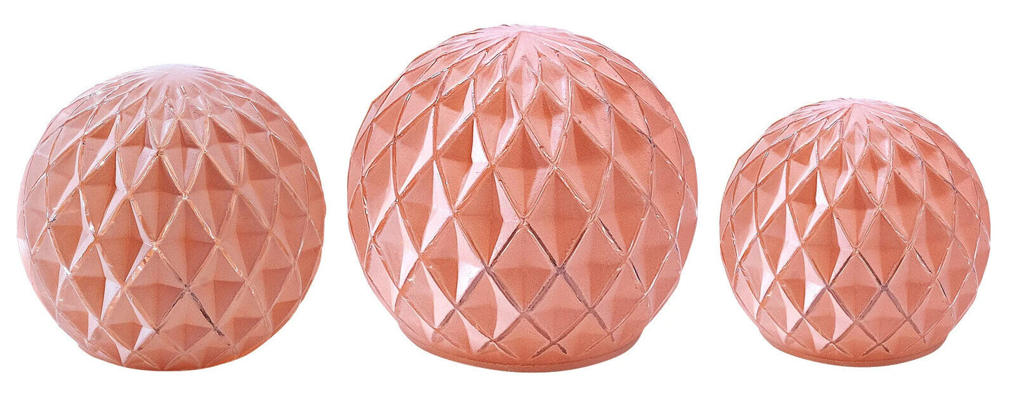 LED-Stimmungsleuchten "Rose Pattern" 3er-Set