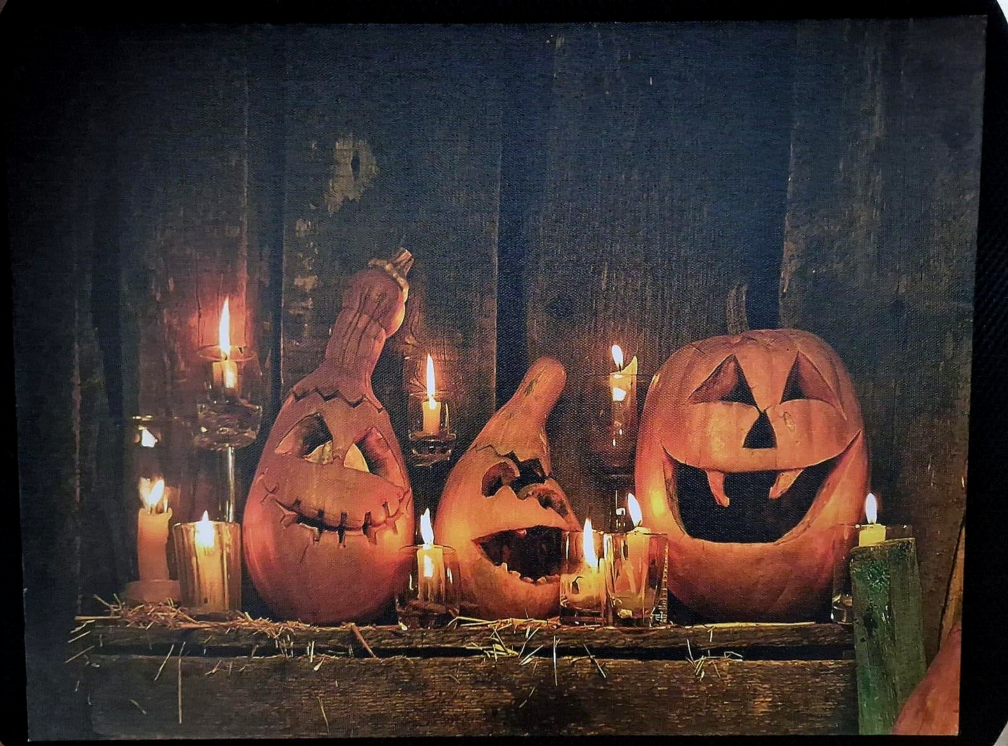 Halloween Bild mit Beleuchtung
