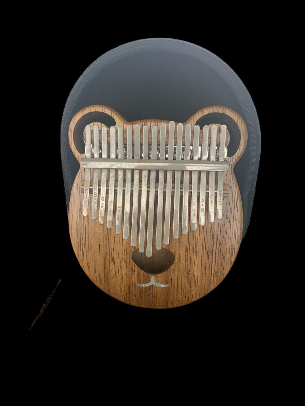 AKLOT Kalimba 17 Schlüssel Marimba Daumen Klavier Massivholz Finger Piano Mbira