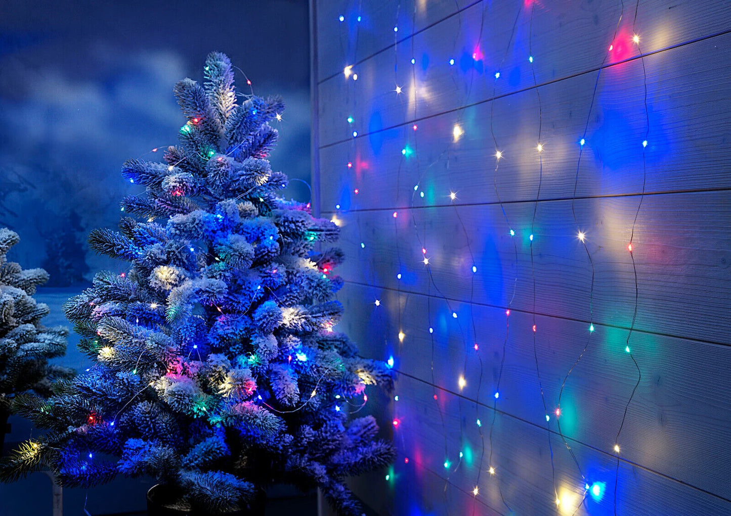 LED-Lichterkette "Colori Garden" 10m, 100 LEDs Garten-Deko LED Outdoor
