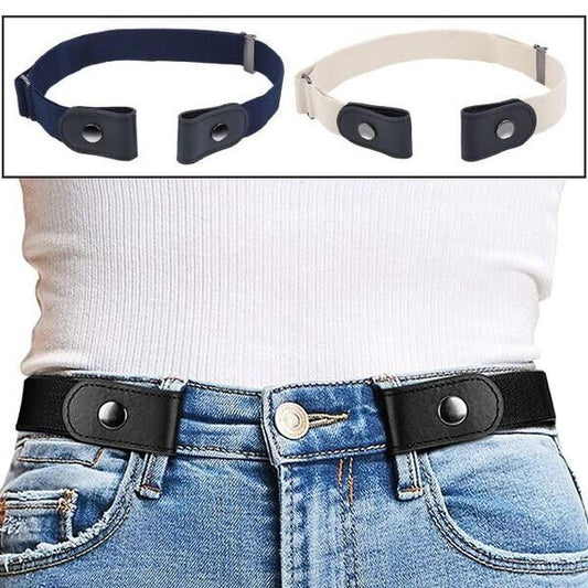 3x Stretchgürtel ohne Schnalle elastisch Gürtel Damen Herren bis 120cm Elastisch