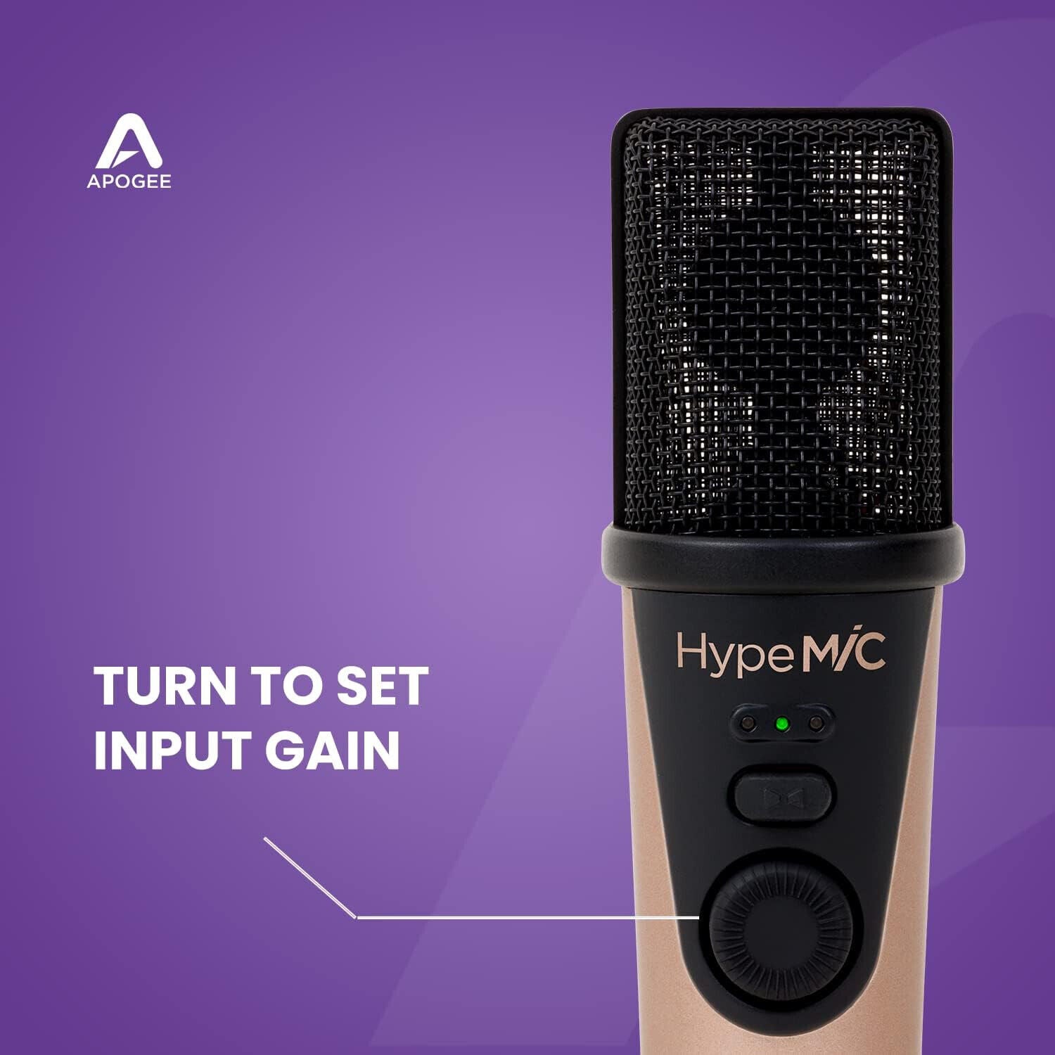 Apogee HypeMiC Hype Mic rose gold Mikrofon Microfon