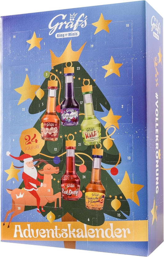 Adventskalender mit vielen leckeren Mini-Likören Motiv