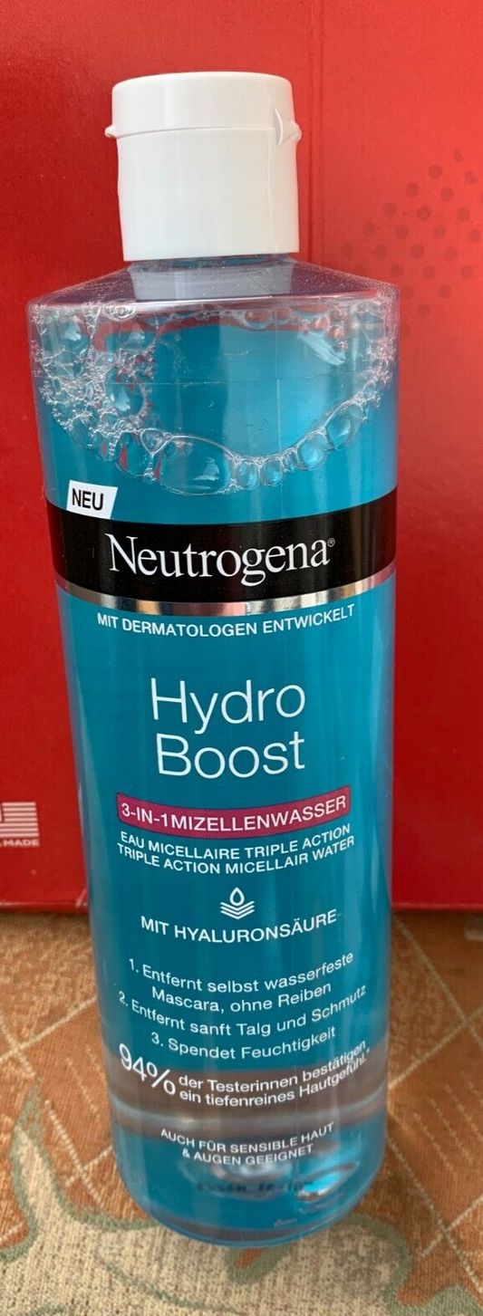 Neutrogena Hydro Boost Gesichtsreinigung Mizellenwasser mit Hyaluron 1x 400ml
