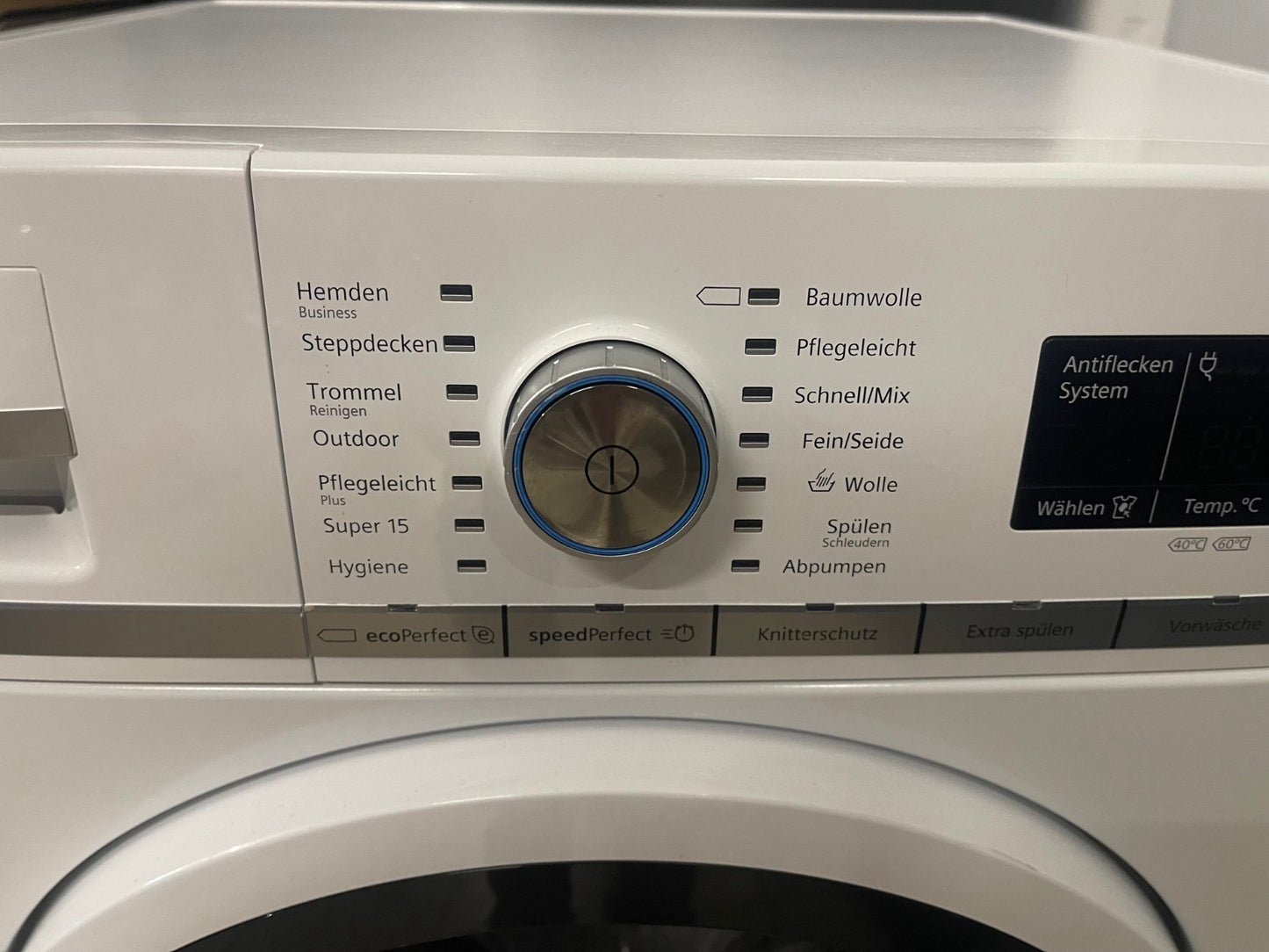 Siemens iQ700 WM16W540 Waschmaschine 8 kg Frontlader 1600U/min in Weiß Waschen