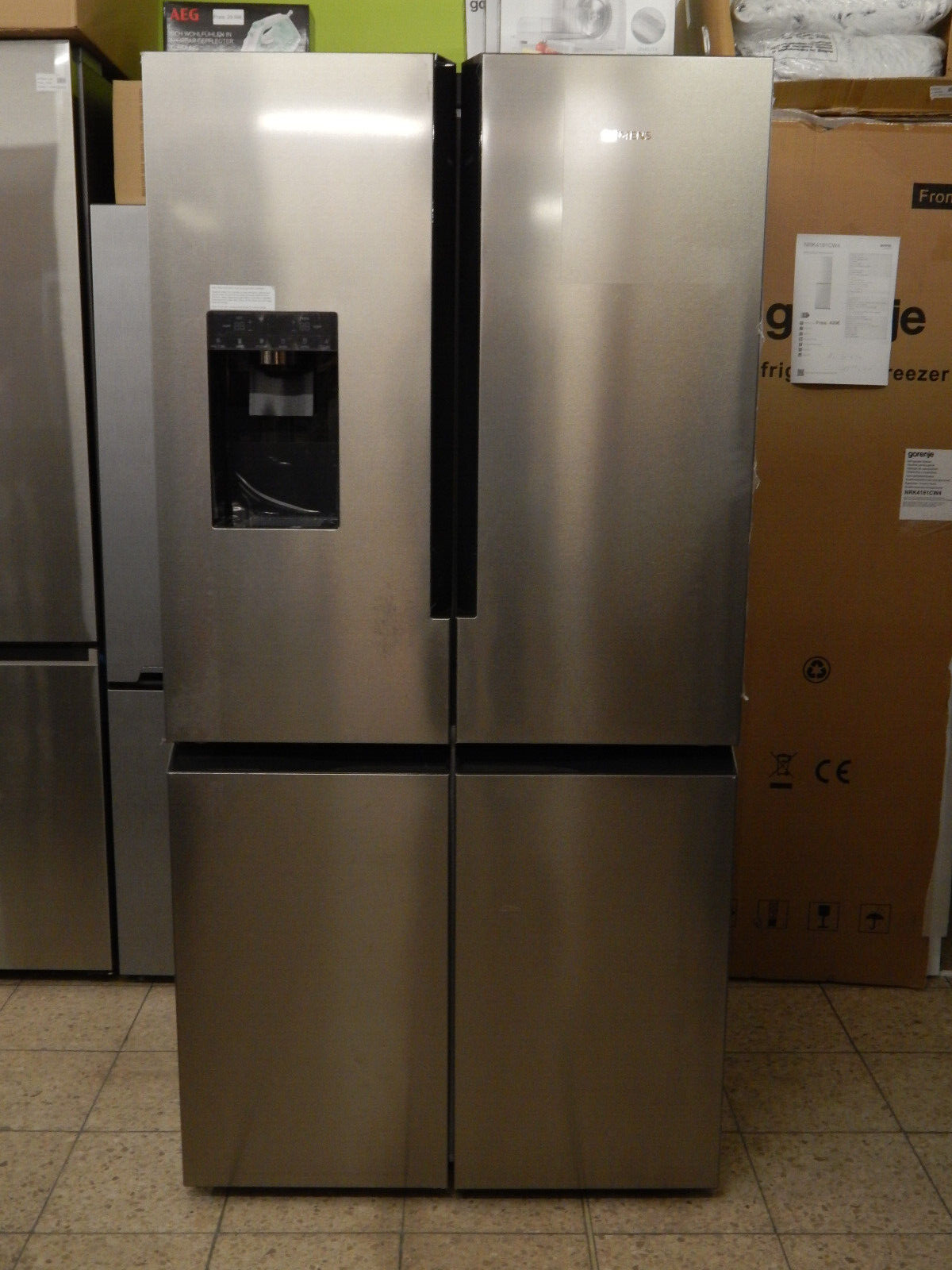 Siemens Multi Door iQ700 KF96DPPEA Stand Kühl-Gefrierkombination Side-by-Side
