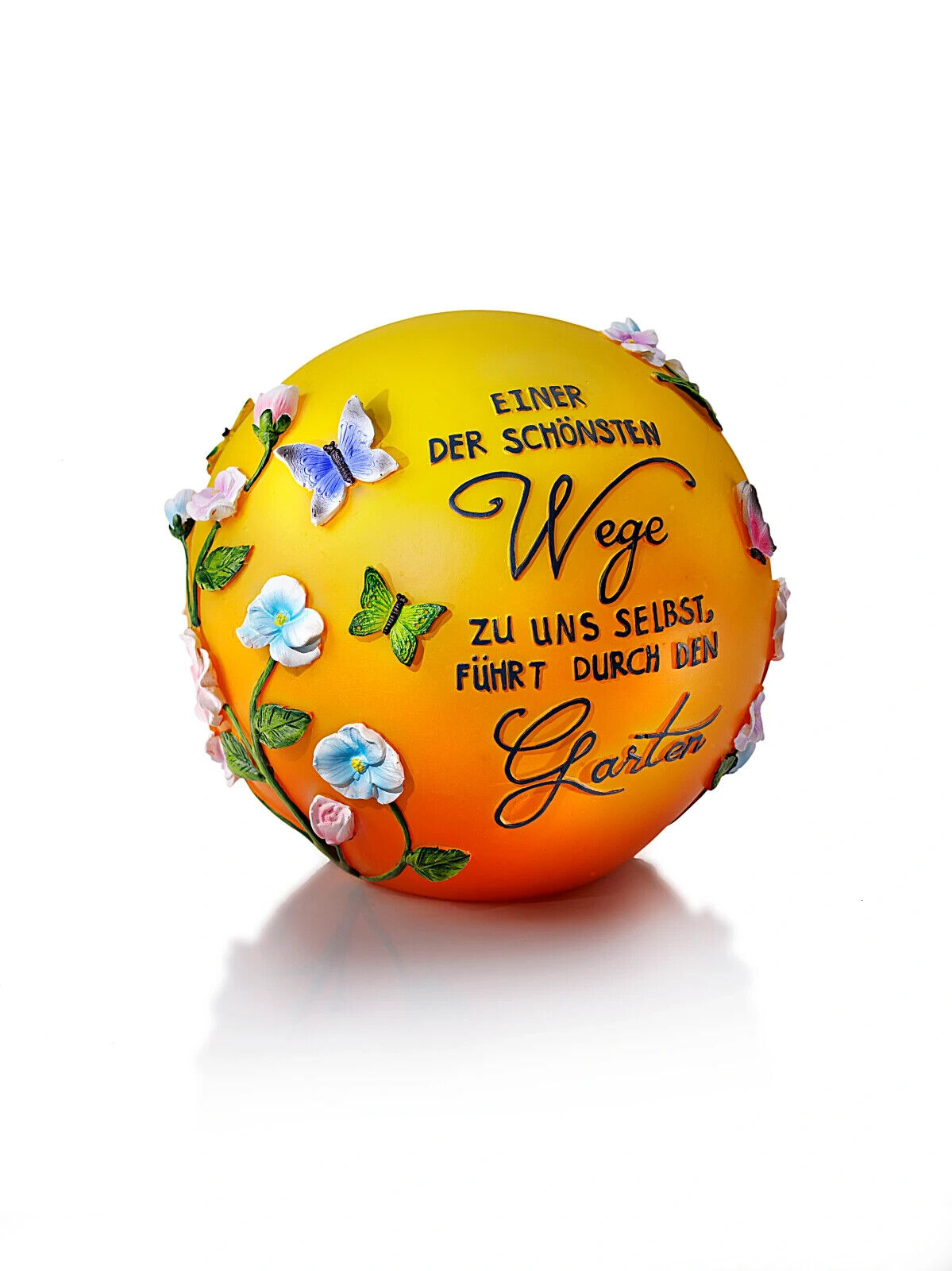 LED-Kugelleuchte "Wege" orange, 19cm Deko Dekoration Beleuchtung Wohnungsdeko