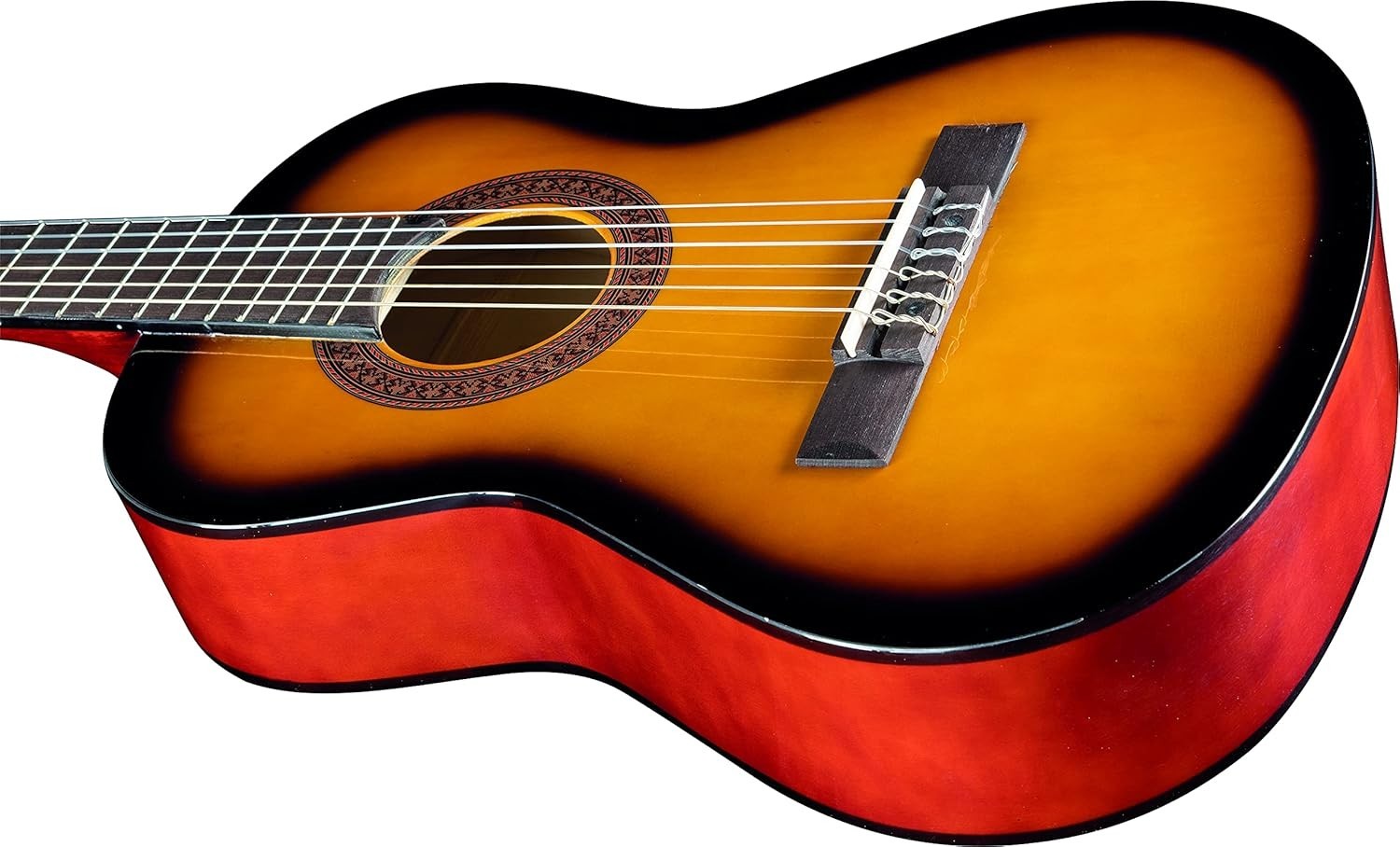 EKO GUITARS – CS-2 SUNBURST Klassikgitarre Studio-Serie, Maßstab 1/2, Farbe Sunb