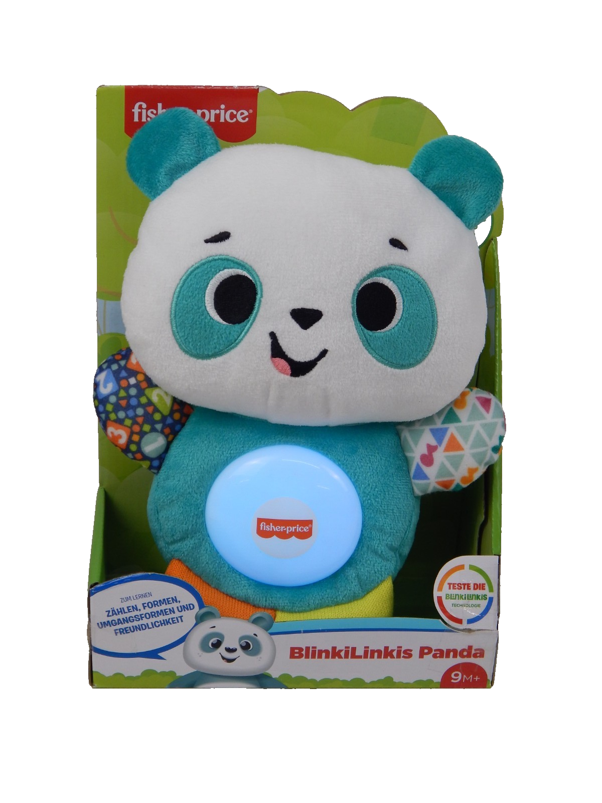 Mattel Fisher Price BlinkiLinkis Panda, GRG82, Plüsch, Interaktives Spielzeug