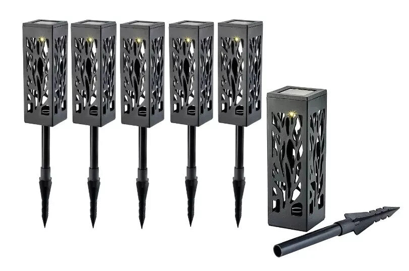 Solarleuchte "Fiore" 6er-Set