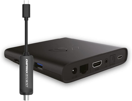 Diprogress Dpatv2 Decoder SMART Android TV Google DVB-T2 Bluetooth USB HDMI