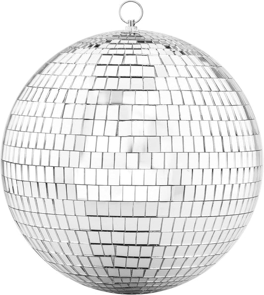 Discokugel 20cm Silber Discokugel Party Diskokugel