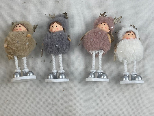 Dekofiguren "Wintermädchen" 4er-Set