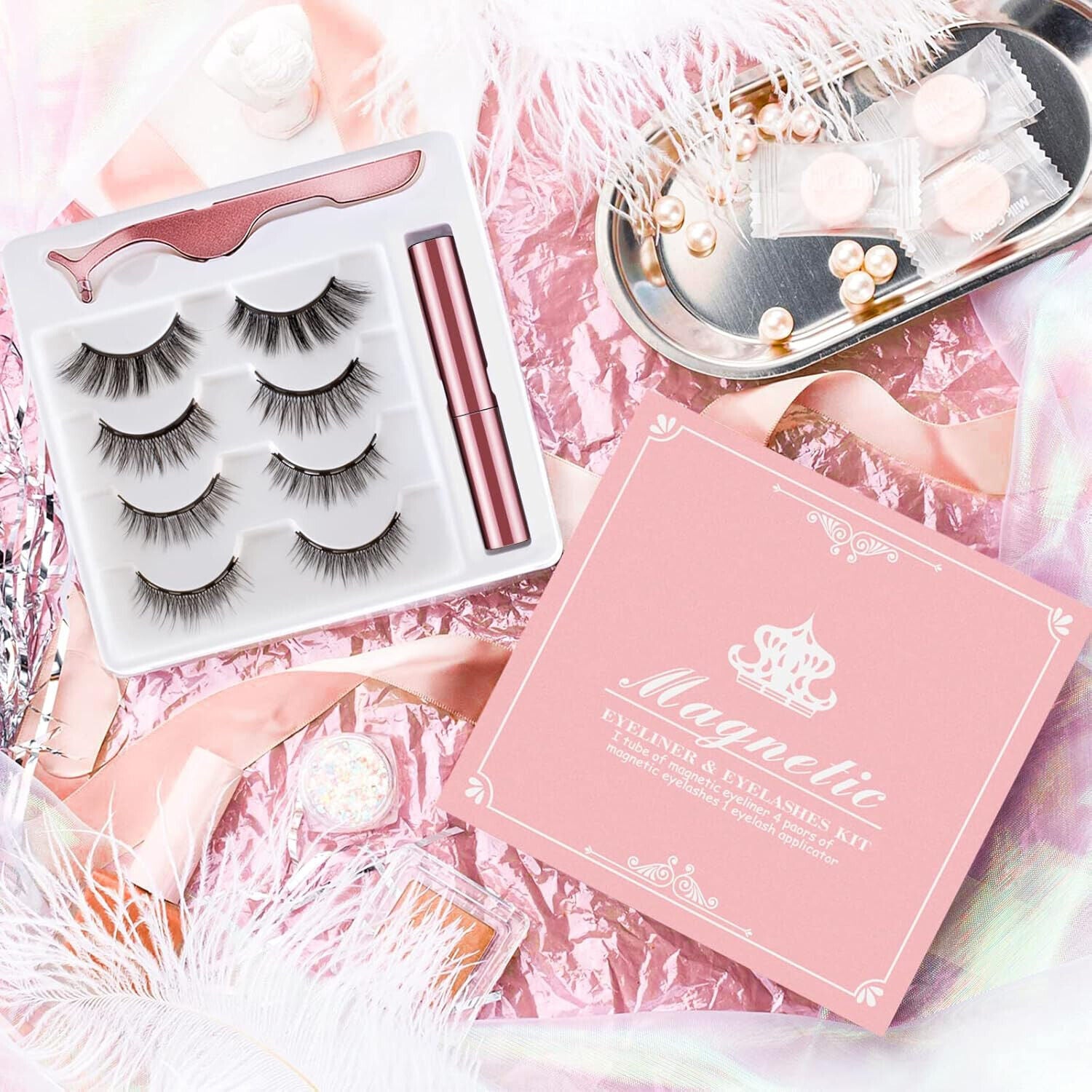 Magnetische Eyelashes Magnetic Eyeliner and Lashes Kit have Soft Wasserabweisend